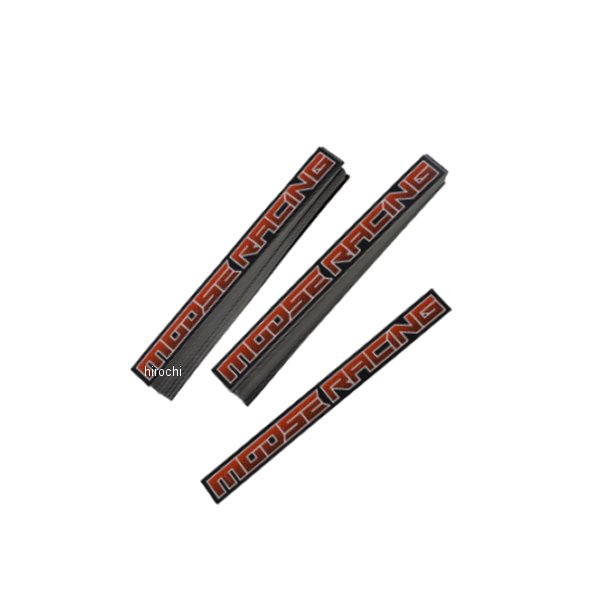 デカール Moose Corporate 6インチ オレンジ/白 100枚入り