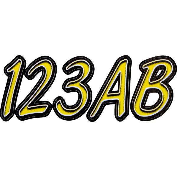 ステッカーキット 400 黒/黄/白