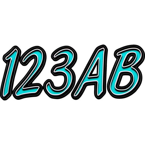 ステッカーキット 400 黒/青/白