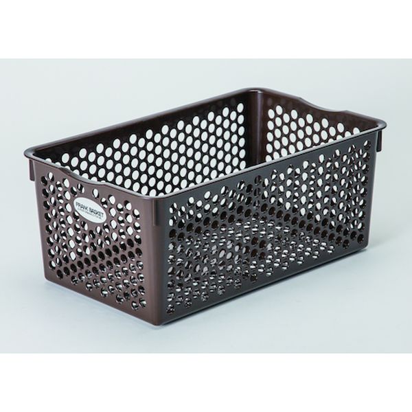 43267 412-1599 pla 432674 フランクバスケット深型NO.1 ブラウン 135×285×118mm