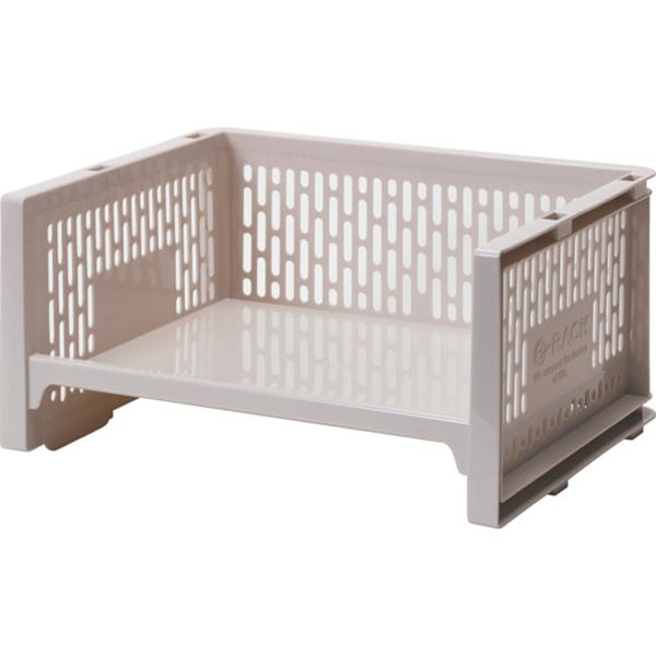 pla  Eラック L 浅型 BE ベージュ