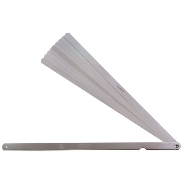 スキマゲージ シクネスゲージ 300mm 9枚 厚さ0.04～0.30mm