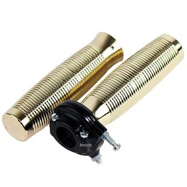 AMAL364タイプ スロットルホルダー 真鍮グリップセット 黒