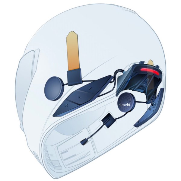 ヘルメット BLUETOOTH コミュニケーションシステム 黒