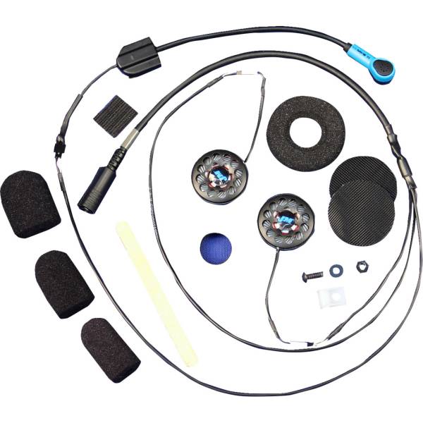 Elite 801 シリーズ クランプレス ヘルメット スピーカー 40mm 黒