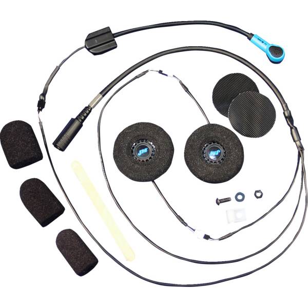 【セール特価】 Elite 801 シリーズ クランプレス ヘルメット スピーカー 45mm 黒