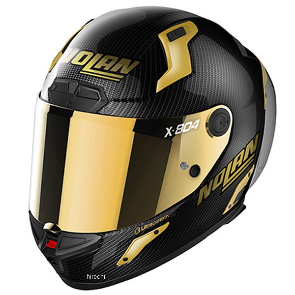 ノーラン NOLAN フルフェイスヘルメット X-804RS ULTRA CARBON PURO GOLDEN/3 XLサイズ