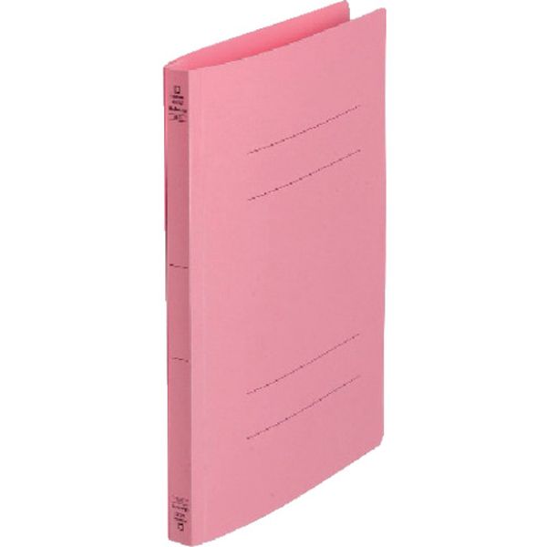 4432P 128-8036 JIM フラットファイルクイックイン(PP) A4タテ型 ピンク とじ厚15mm 150枚