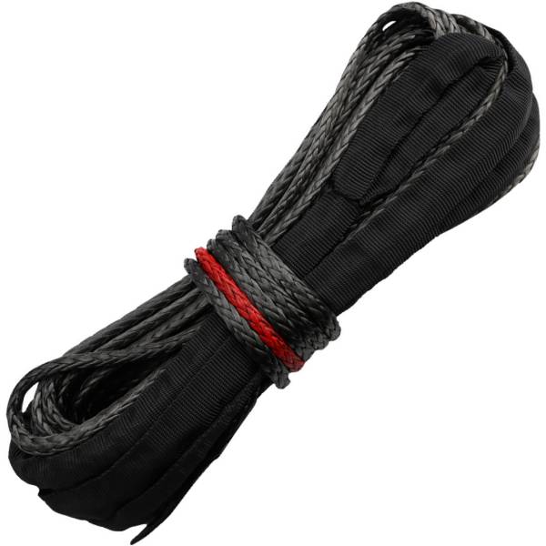 ウインチロープ 3/16インチX50フィート 黒