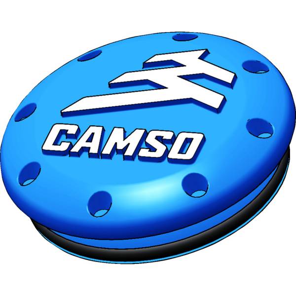 スピンドルハブキャップ 4パック 青