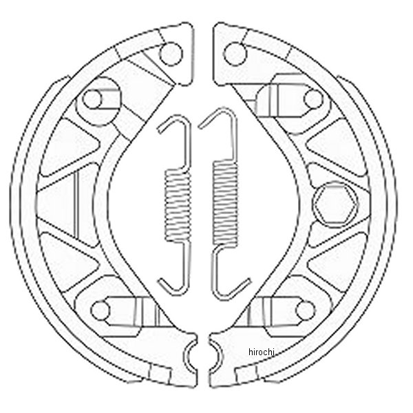 A6-BSAXI  ブレーキシュー アクシストリート 5SU-WF53E-10