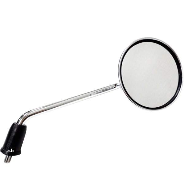 ミラー 丸型 メッキ 8mm正ネジ Vino 右側