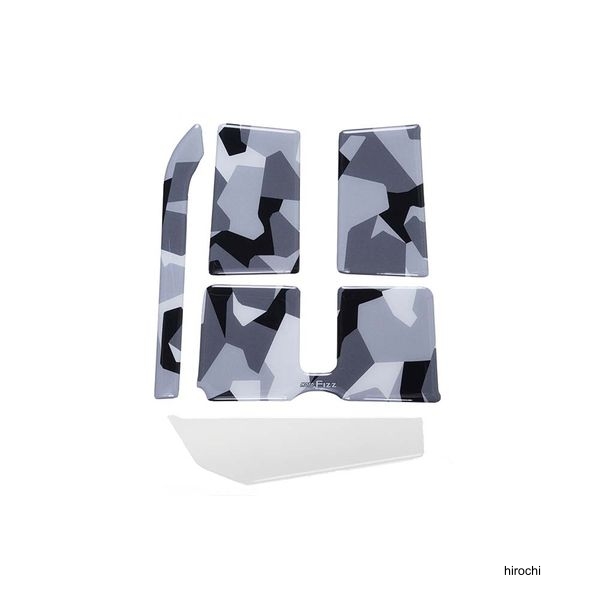 CT125 ハンターカブ用 レッグシールドパッド カモ