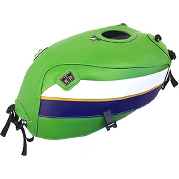 タンクカバー ZRX1100 LAWNグリーン/白/ダークパープル