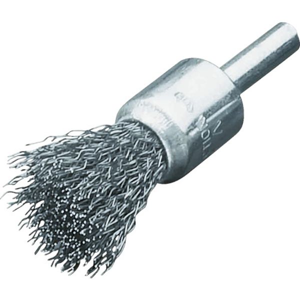 軸付エンド型ブラシ　鋼線０．３　Φ１７