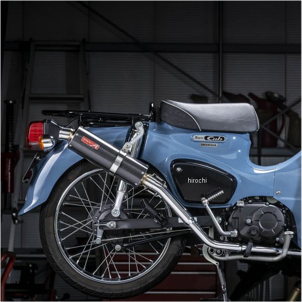 フルエキゾースト 2019'～ スーパーカブ110 SPEC-A SUS UP-TYPE カーボン JMCA認証