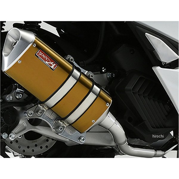 フルエキゾースト 21年以降 PCX125 SPEC-A TYPE-SA ゴールド JMCA認証
