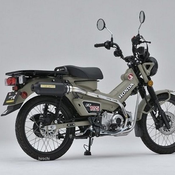 フルエキゾースト 20年以降 ハンターカブ アルミプレス JMCA認証 ブラック