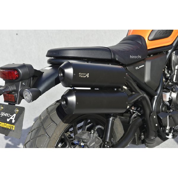 10270-02NON  CL250 SPEC-A スリップオンマフラー TWIN JMCA認証