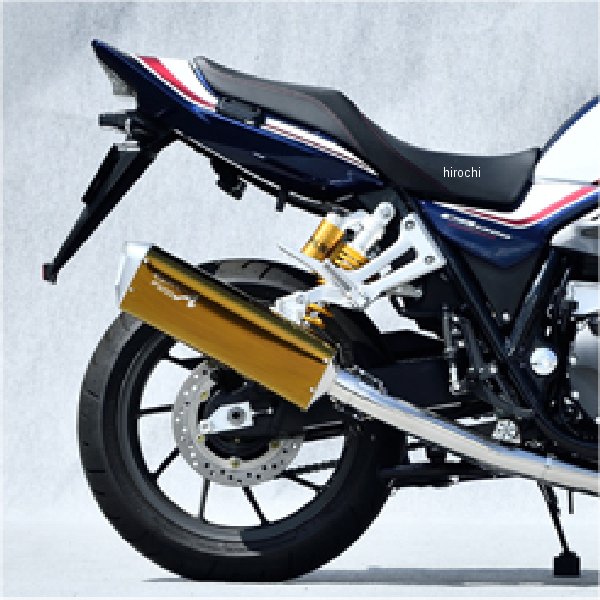 SPEC-A フルエキゾーストマフラー チタン4-1 DOWN TYPE-SA 21年- CB1300SF ゴールド21年- CB1300SF