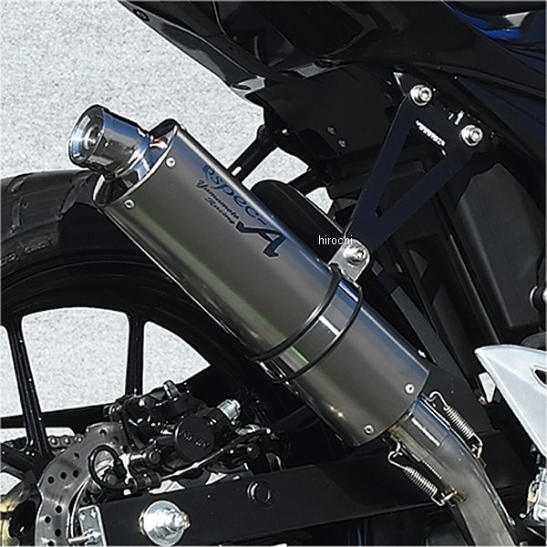 フルエキゾースト SUS UP-TYPE JMCA認証 22年- GSX-S125/R125 チタン