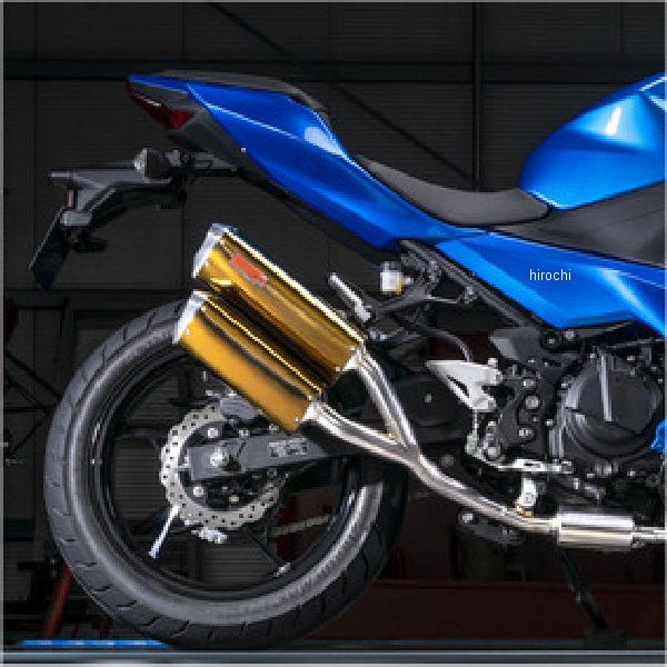 SPEC-A フルエキゾーストマフラー TWIN ゴールド 18年- Ninja250