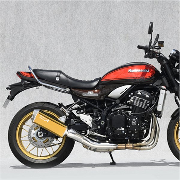 スリップオンマフラー SLIP-ON DOWN TYPE-SA JMCA認証 22以降 Z900RS ゴールド