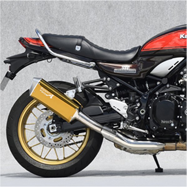 スリップオンマフラー SLIP-ON UP TYPE-SA JMCA認証 22以降 Z900RS ゴールド