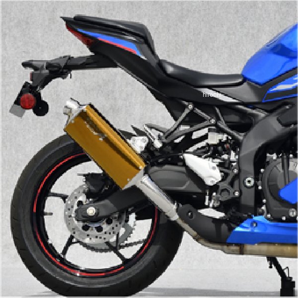 スリップオンマフラー DOWN TYPE-S ゴールド 23年- ZX-4R