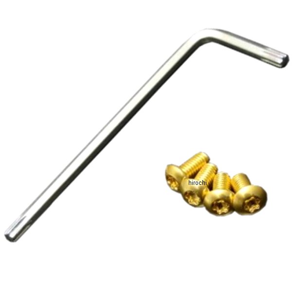 カラーボルトセットトルクス穴タイプ ゴールド