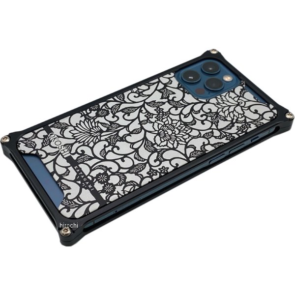 iPhoneケース OKOSHI-KATAGAMI iPhone12/12Pro アラベスクブラック