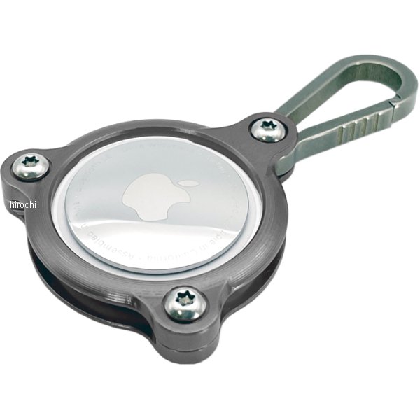 AirTag用ケース ソリッドバンパー ジュラルミン削り出し グレー