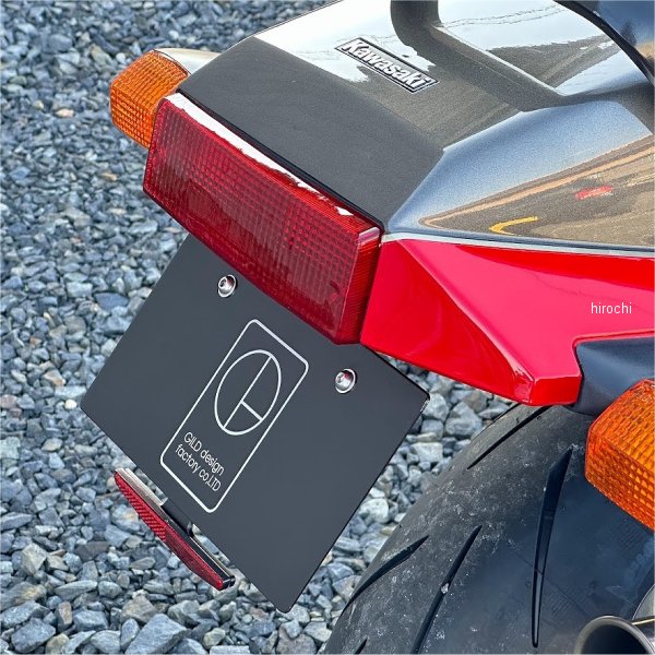 ビレットライセンスホルダー GPZ900R ガンメタ