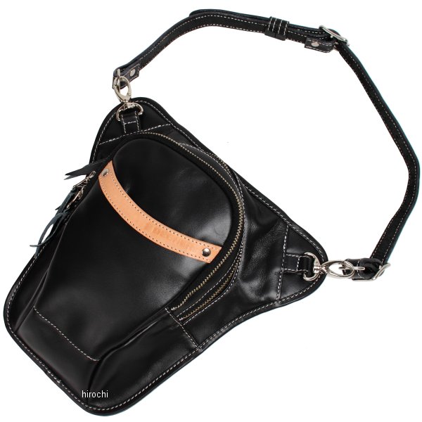 レザー ホルスターバッグ 黒