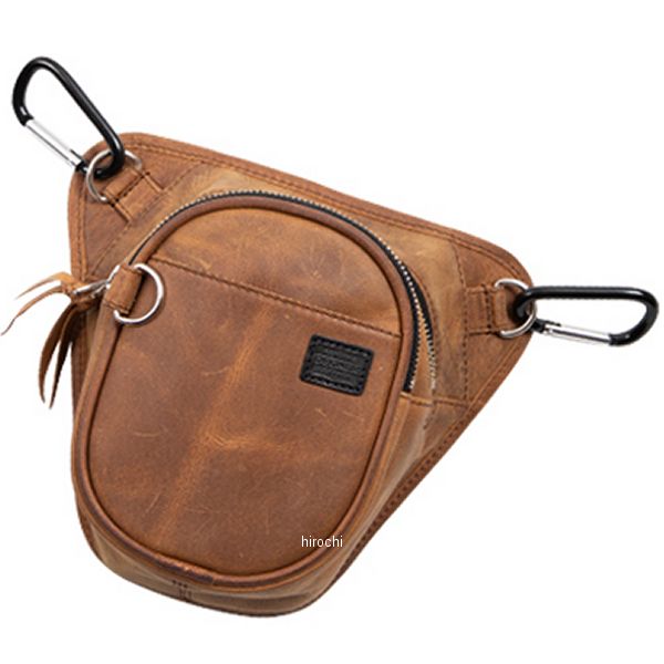レザーチョークバッグ ブラウン