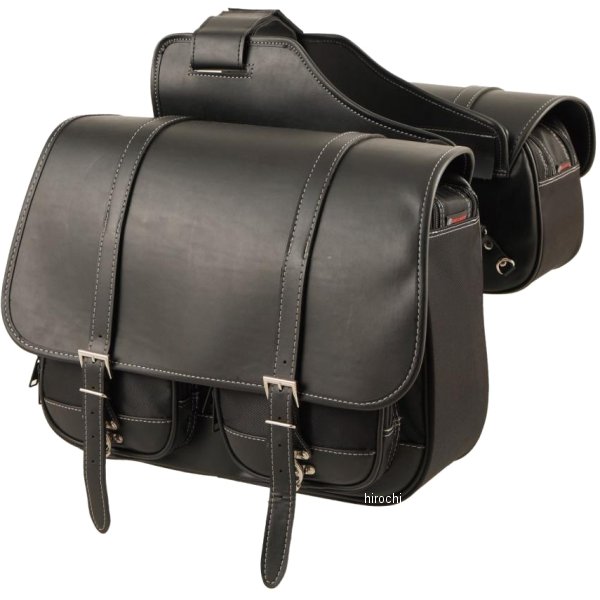 ナイロンダブルサドルバッグ 右出マフラー対応