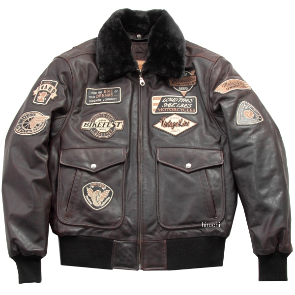 ヴィンテージフライトジャケット ブラウン XLサイズ