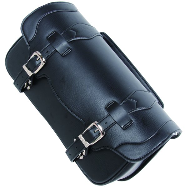 シンセティックレザーサドルバッグ 黒