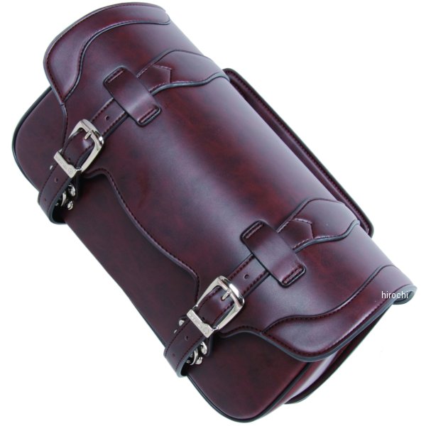 シンセティックレザーサドルバッグ ブラウン