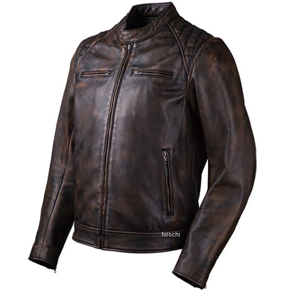 ゴートレザージャケット ブラウン 2XLサイズ