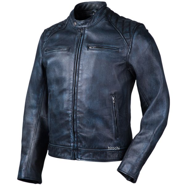 ゴートレザージャケット ネイビー Lサイズ