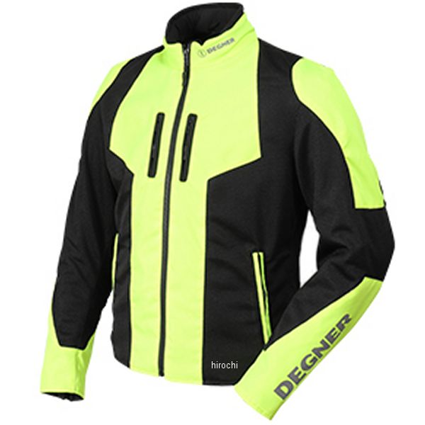 メッシュジャケット 黒/イエロー Lサイズ