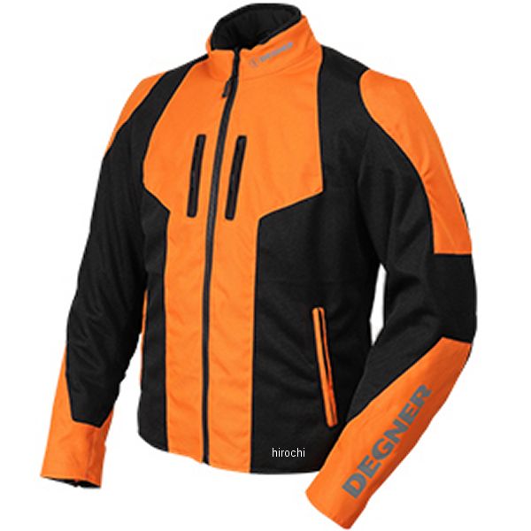 メッシュジャケット 黒/オレンジ Mサイズ
