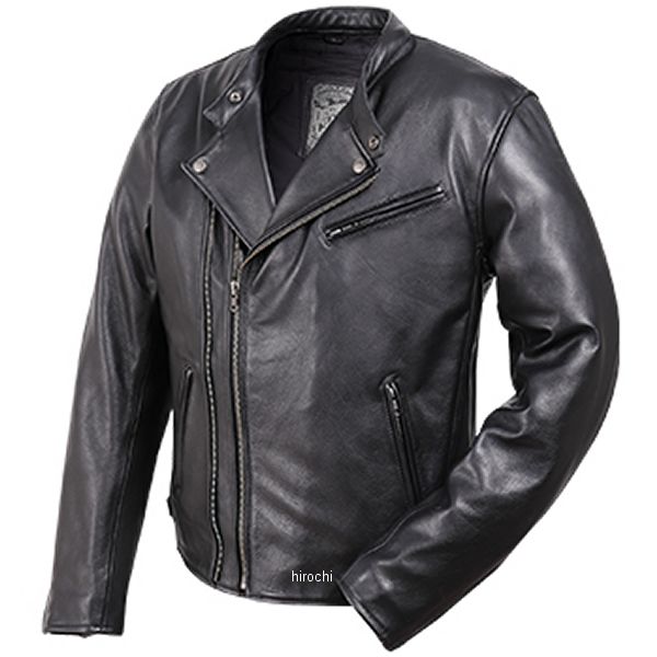 カウレザーダブルジャケット 黒 Sサイズ