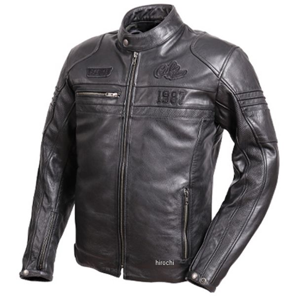 レザージャケット 黒/黒 Lサイズ