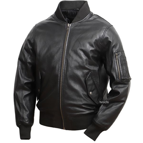 シープレザーMA-1ジャケット 黒 Mサイズ
