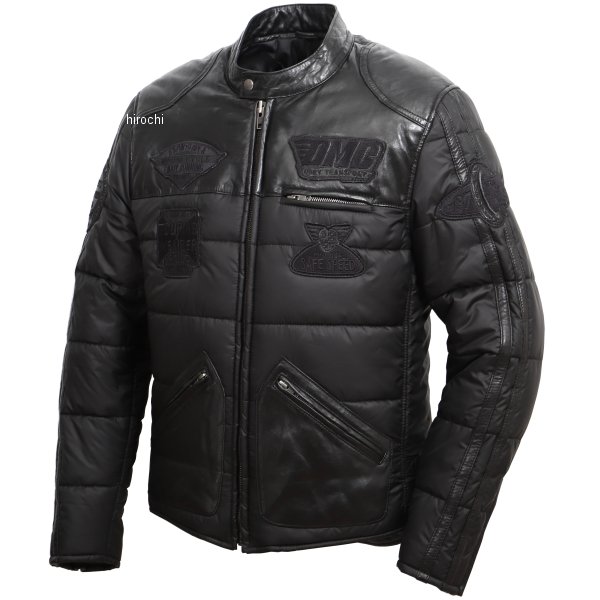 レザー/テキスタイルジャケット 黒 Mサイズ