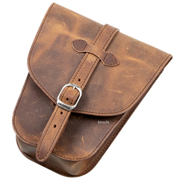 レザーマグネットタンクバッグ ブラウン