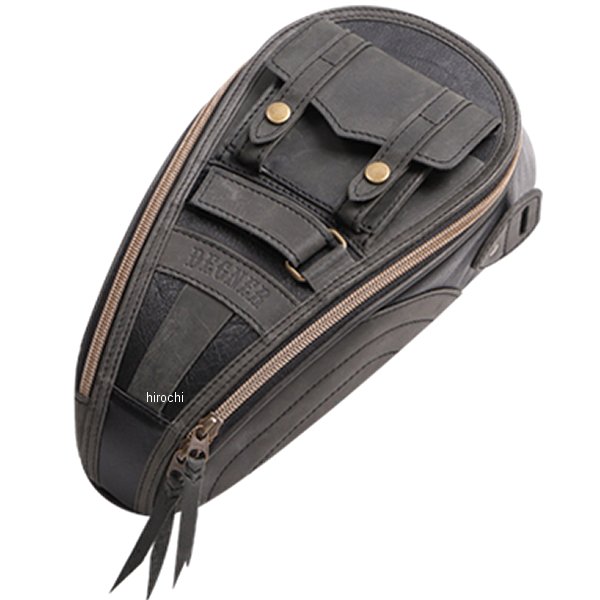 レザーマグネットタンクバッグ 黒