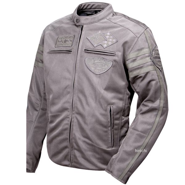 テキスタイルフルメッシュジャケット グレー Lサイズ